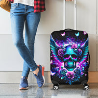 Skull Wings Luggage Cover So The Bitch In Me Came Out To Play - Wonder Print Shop