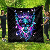 Skull Wings Quilt So The Bitch In Me Came Out To Play - Wonder Print Shop