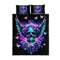 Skull Wings Quilt Bed Set So The Bitch In Me Came Out To Play - Wonder Print Shop