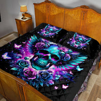Skull Wings Quilt Bed Set So The Bitch In Me Came Out To Play - Wonder Print Shop