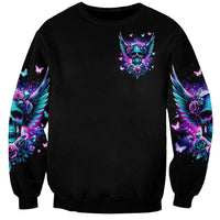 Skull Wings Sweatshirt So The Bitch In Me Came Out To Play - Wonder Print Shop