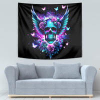 Skull Wings Tapestry So The Bitch In Me Came Out To Play - Wonder Print Shop