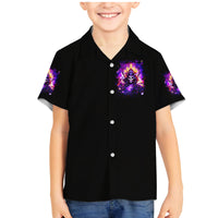 Queen Skull Family Matching Mermaid Dress and Hawaiian Shirt Sometimes An Angel Somethimes Hellraiser Always A Strong Woman - Wonder Print Shop