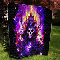 Queen Skull Quilt Sometimes An Angel Somethimes Hellraiser Always A Strong Woman - Wonder Print Shop