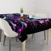 Rose Skull Tablecloth Stuck Between IDK IDC And IDGAF - Wonder Print Shop