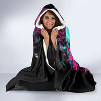 Lady Skull Hooded Blanket The Good Girl In Me Got Tired Of The Bullshit