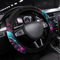 Lady Skull Steering Wheel Cover The Good Girl In Me Got Tired Of The Bullshit - Wonder Print Shop