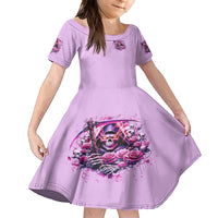 Reaper Skull Family Matching Summer Maxi Dress and Hawaiian Shirt Warning This Tattooed Girl Doesn't Play Well With Stupid People - Wonder Print Shop