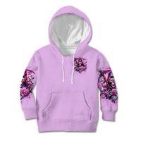 Reaper Skull Kid Hoodie Warning This Tattooed Girl Doesn't Play Well With Stupid People - Wonder Print Shop