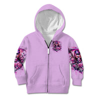 Reaper Skull Kid Hoodie Warning This Tattooed Girl Doesn't Play Well With Stupid People - Wonder Print Shop