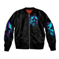 Witch Skull Bomber Jacket In A World Full Of Princess Be A Witch - Wonder Print Shop