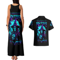Witch Skull Couples Matching Tank Maxi Dress and Hawaiian Shirt In A World Full Of Princess Be A Witch - Wonder Print Shop