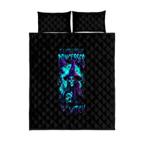 Witch Skull Quilt Bed Set In A World Full Of Princess Be A Witch - Wonder Print Shop