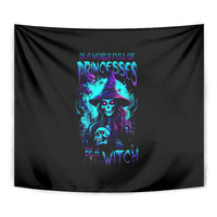 Witch Skull Tapestry In A World Full Of Princess Be A Witch - Wonder Print Shop