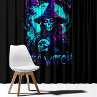 Witch Skull Window Curtain In A World Full Of Princess Be A Witch - Wonder Print Shop