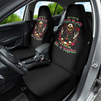 King Skull Car Seat Cover Don't Make Me Mad Then Tell Me To Calm Down - Wonder Print Shop