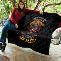 King Skull Quilt Don't Make Me Mad Then Tell Me To Calm Down - Wonder Print Shop