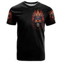 King Skull T Shirt Don't Make Me Mad Then Tell Me To Calm Down - Wonder Print Shop