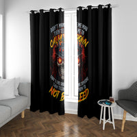 King Skull Window Curtain Don't Make Me Mad Then Tell Me To Calm Down - Wonder Print Shop