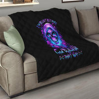 Rose Skull Quilt I'm Blunt Because God Rolled Me That Way - Wonder Print Shop