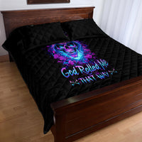 Rose Skull Quilt Bed Set I'm Blunt Because God Rolled Me That Way - Wonder Print Shop