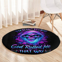 rose-skull-round-carpet-im-blunt-because-god-rolled-me-that-way