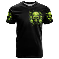 Thunder Skull T Shirt Thunder Skull I Never Alone My Demon With Me 24/7 - Wonder Print Shop