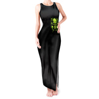 Thunder Skull Tank Maxi Dress Thunder Skull I Never Alone My Demon With Me 24/7 - Wonder Print Shop