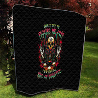 Anubis Skull Quilt Skull Anubis Don't Try To Figured Me Out - Wonder Print Shop