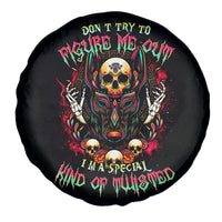 Anubis Skull Spare Tire Cover Skull Anubis Don't Try To Figured Me Out - Wonder Print Shop