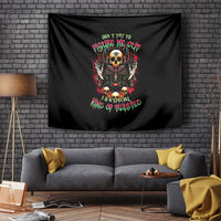 Anubis Skull Tapestry Skull Anubis Don't Try To Figured Me Out - Wonder Print Shop