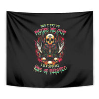 Anubis Skull Tapestry Skull Anubis Don't Try To Figured Me Out - Wonder Print Shop