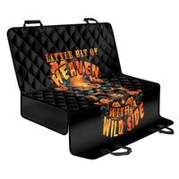 Flower Skull Back Car Seat Cover Litte Bit Of Heaven With A Wild Side - Wonder Print Shop