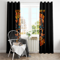 Flower Skull Window Curtain Litte Bit Of Heaven With A Wild Side - Wonder Print Shop