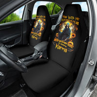Fairy Death Skull Car Seat Cover Mess With Me I'll Let Karma Do It's Job - Wonder Print Shop