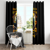 Fairy Death Skull Window Curtain Mess With Me I'll Let Karma Do It's Job - Wonder Print Shop