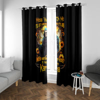 Fairy Death Skull Window Curtain Mess With Me I'll Let Karma Do It's Job - Wonder Print Shop