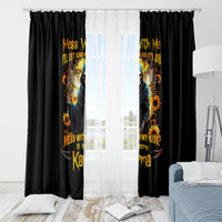 Fairy Death Skull Window Curtain Mess With Me I'll Let Karma Do It's Job - Wonder Print Shop