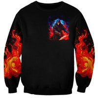 Death Skull Sweatshirt Of Course I'm Going To Hell - Wonder Print Shop