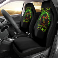 Fire Death Skull Car Seat Cover The Only Thing That Can Stop Is Me - Wonder Print Shop