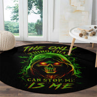 fire-death-skull-round-carpet-the-only-thing-that-can-stop-is-me
