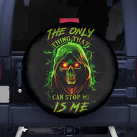 Fire Death Skull Spare Tire Cover The Only Thing That Can Stop Is Me - Wonder Print Shop