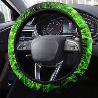 Fire Death Skull Steering Wheel Cover The Only Thing That Can Stop Is Me - Wonder Print Shop