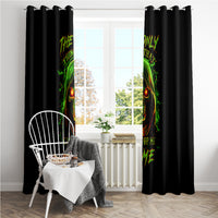 Fire Death Skull Window Curtain The Only Thing That Can Stop Is Me - Wonder Print Shop