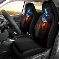 Vintage Skull Car Seat Cover American Skull Vintage - Wonder Print Shop