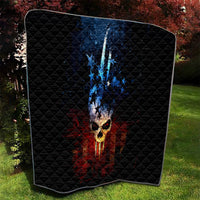 Vintage Skull Quilt American Skull Vintage - Wonder Print Shop