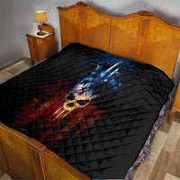 Vintage Skull Quilt American Skull Vintage - Wonder Print Shop