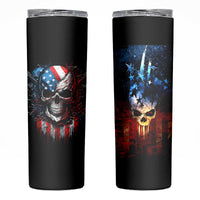 Vintage Skull Skinny Tumbler American Skull Vintage - Wonder Print Shop