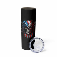 Vintage Skull Skinny Tumbler American Skull Vintage - Wonder Print Shop