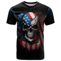 Vintage Skull T Shirt American Skull Vintage - Wonder Print Shop